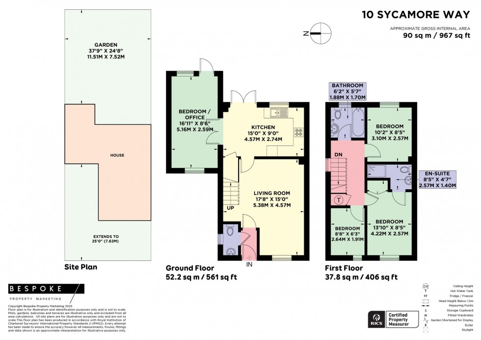 Floorplan for Sycamore Way, Hassocks, BN6