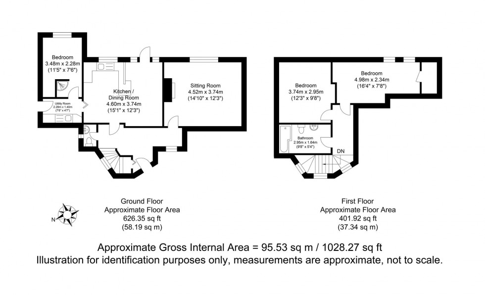 Floorplan for Aviemore Road, Crowborough, TN6