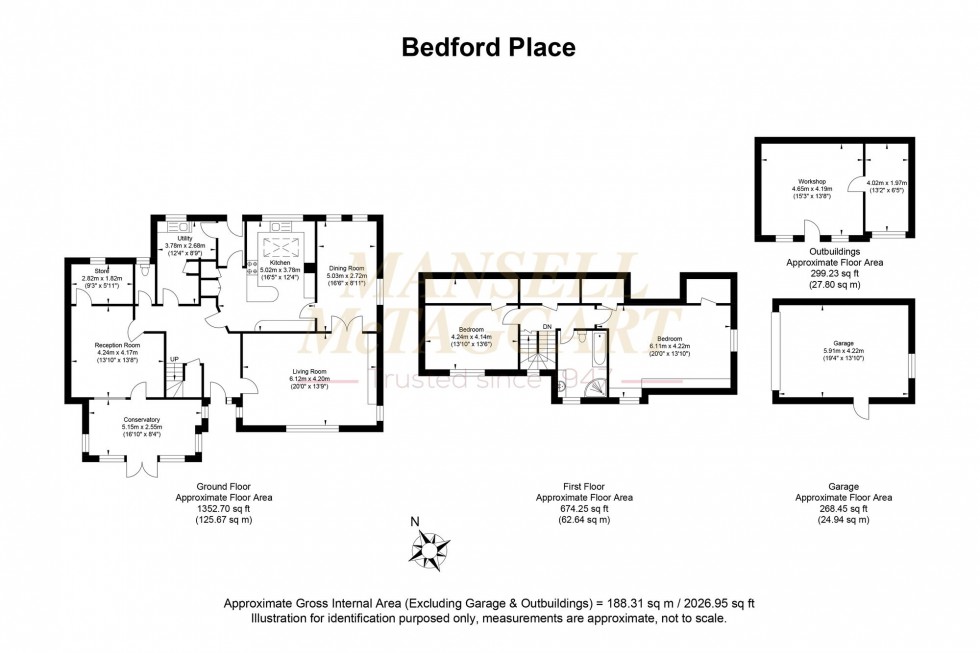 Floorplan for Bedford Place, Uckfield, TN22