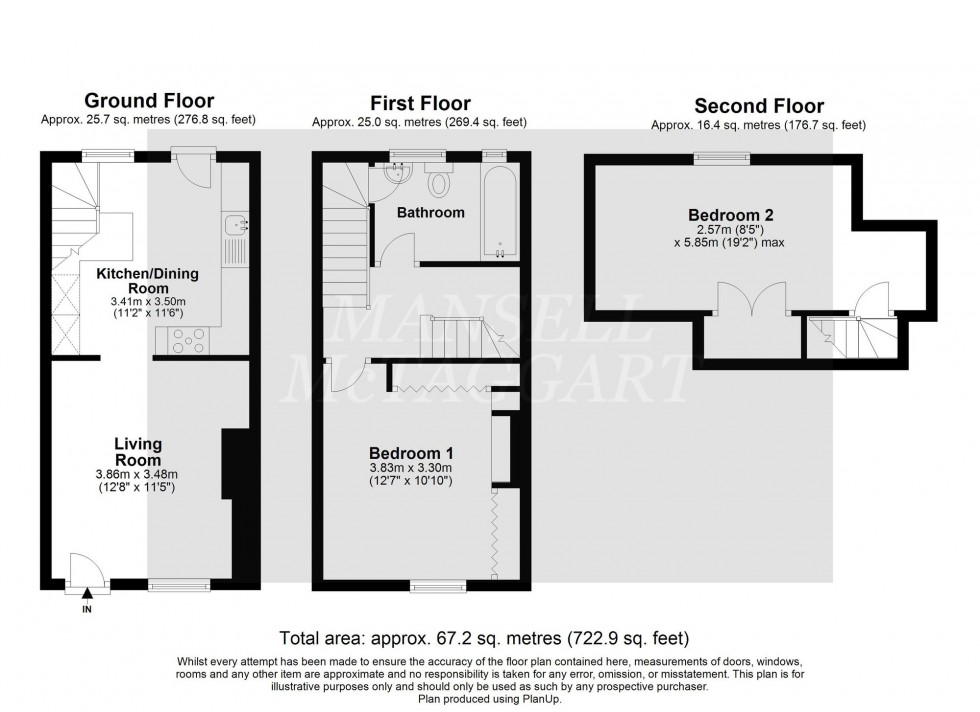 Floorplan for East Street, Turners Hill, RH10