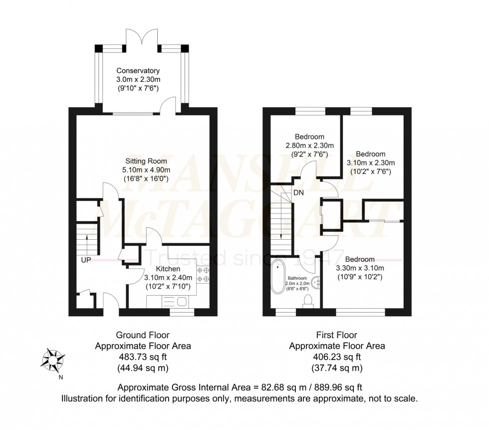 Floorplan for Stane Street Close, Codmore Hill, RH20