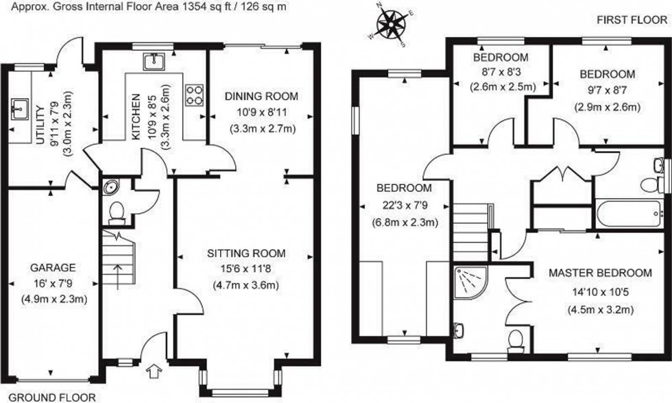 Floorplan for Beech Hill, Haywards Heath, RH16