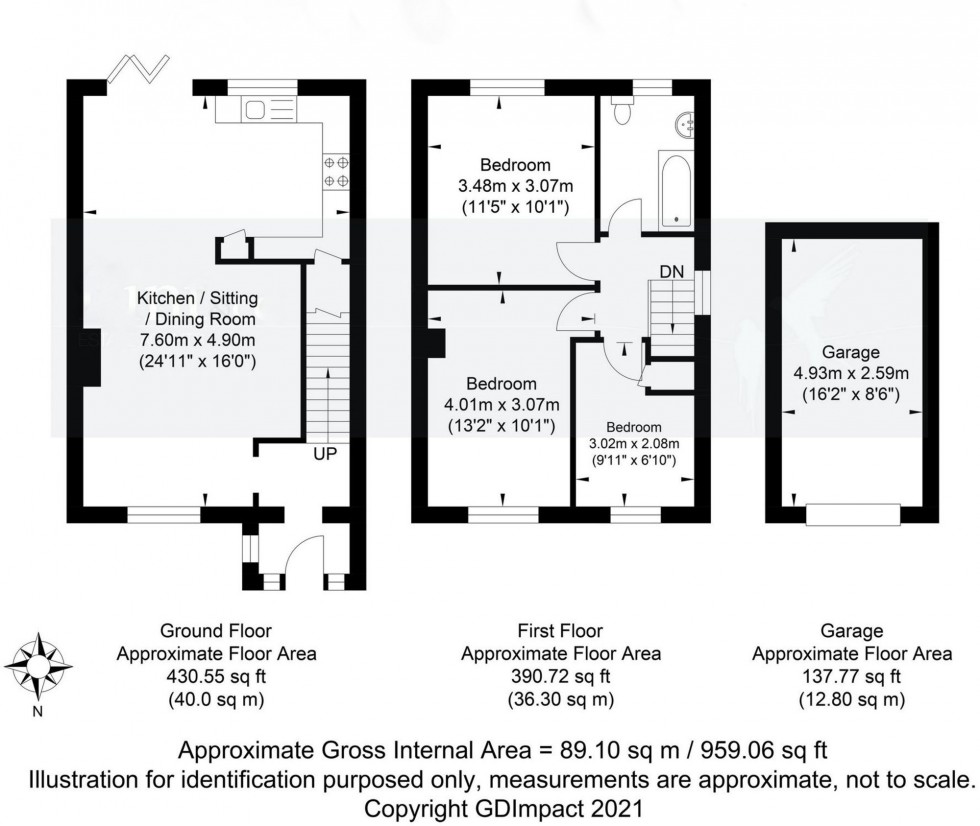 Floorplan for By Sunte, Lindfield, RH16