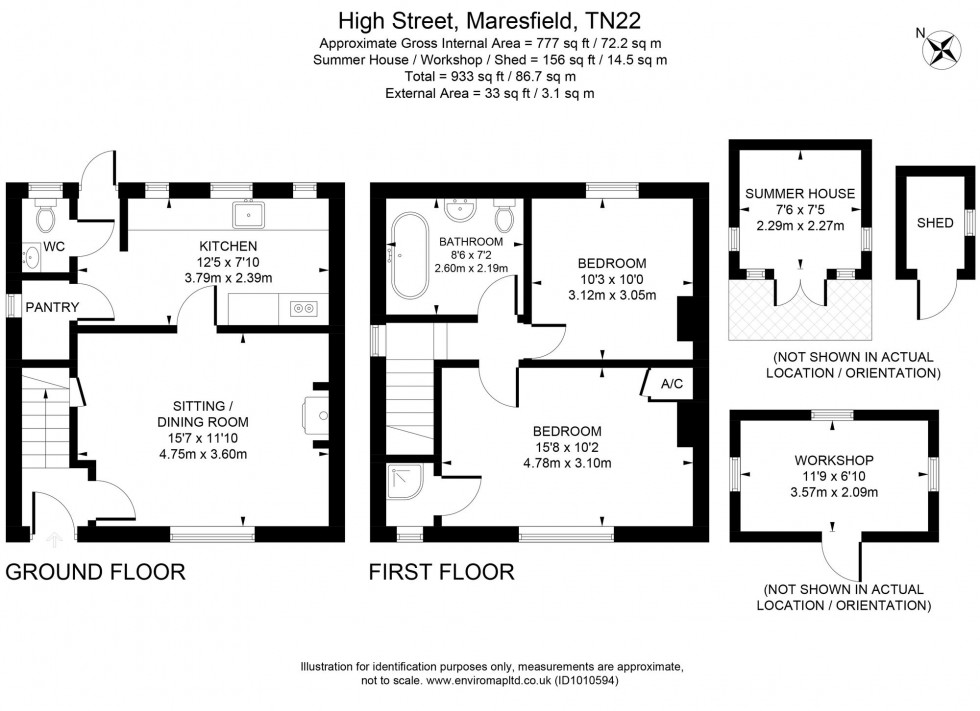 Floorplan for High Street, Maresfield, TN22