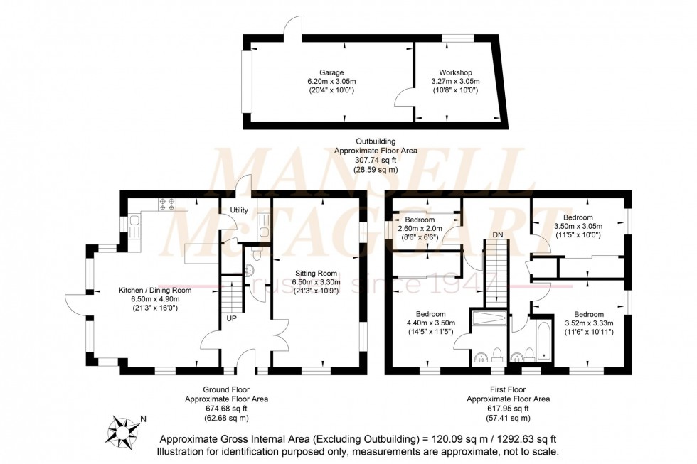 Floorplan for Barnfield, Billingshurst, RH14