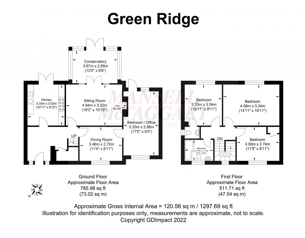 Floorplan for Green Ridge, Brighton, BN1