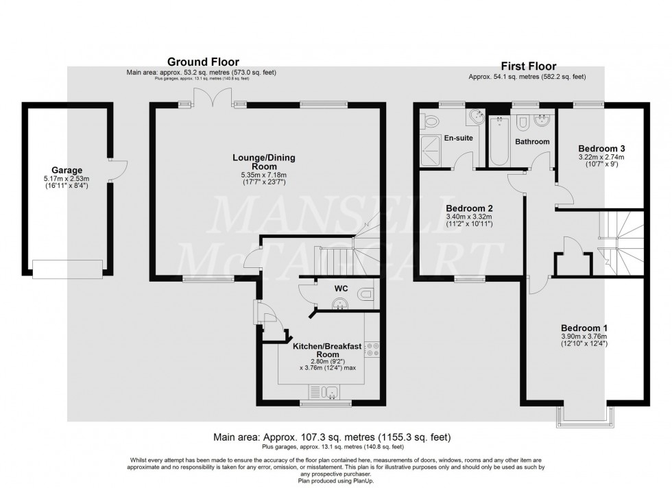 Floorplan for Cherry Way, Felbridge, RH19