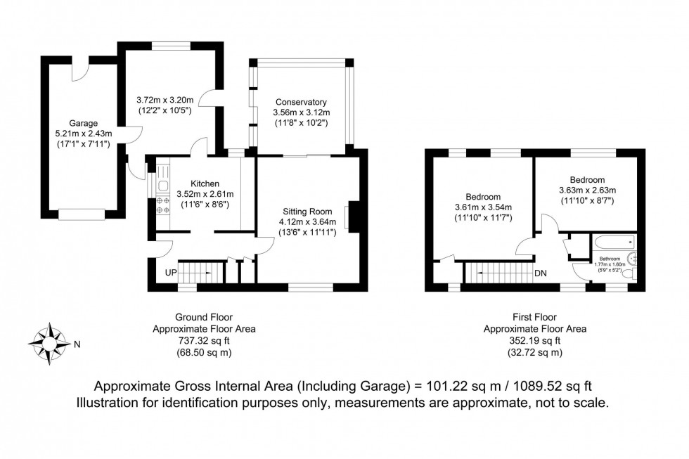 Floorplan for Barn Road, Lewes, BN7