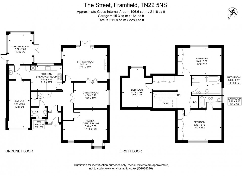 Floorplan for The Street, Framfield, TN22