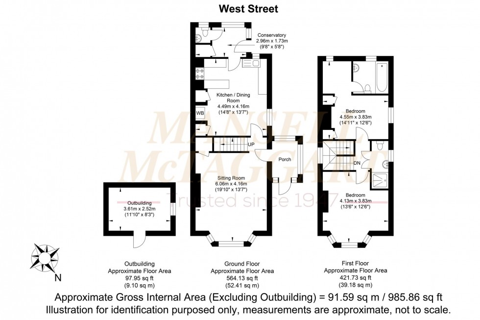 Floorplan for West Street, Storrington, RH20