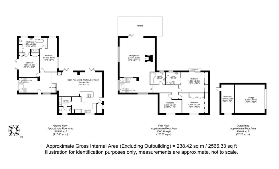 Floorplan for Newhaven Road, Rodmell, BN7