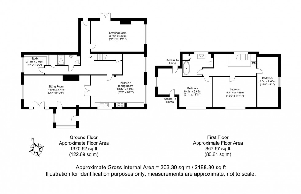 Floorplan for Mark Cross, Crowborough, TN6