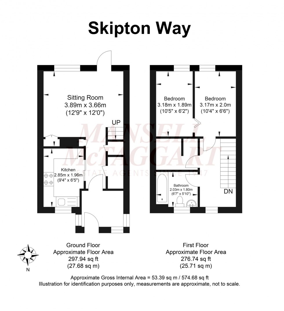 Floorplan for Skipton Way, Horley, RH6