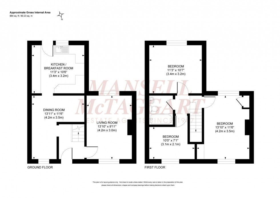 Floorplan for West Street, Burgess Hill, RH15