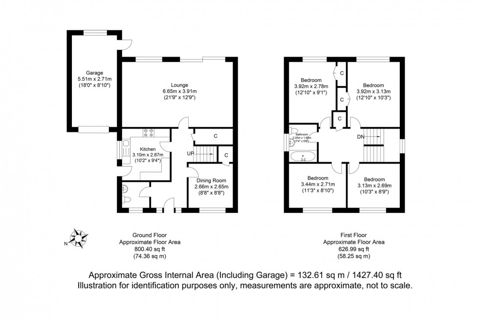 Floorplan for Bannister Gardens, Storrington, RH20
