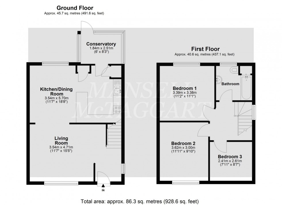 Floorplan for Parkway, Crawley, RH10