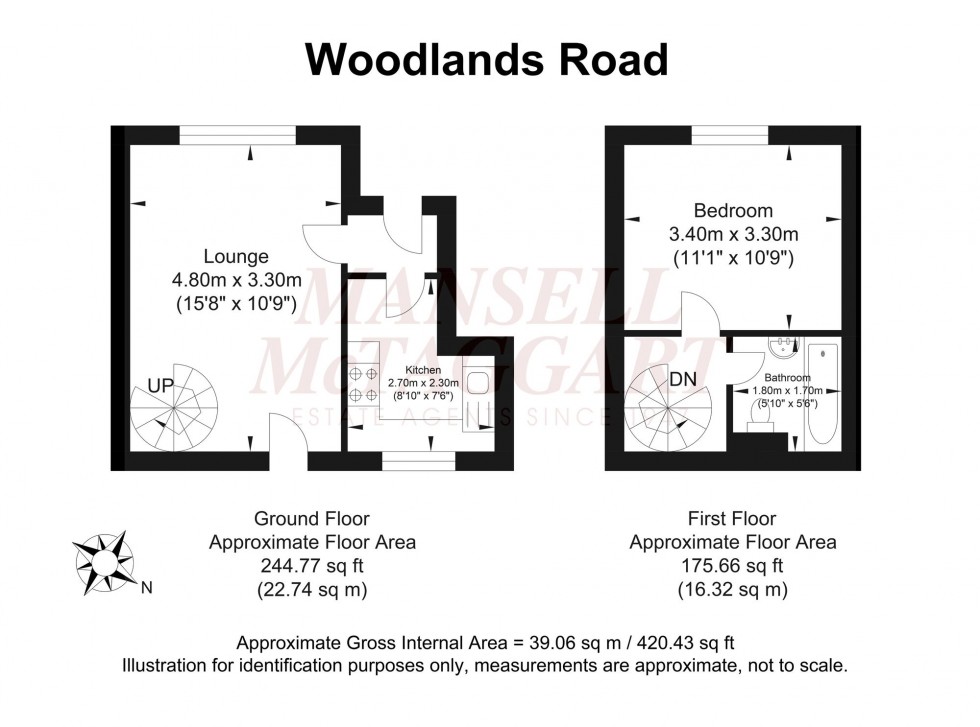 Floorplan for Woodlands Road, Redhill, RH1