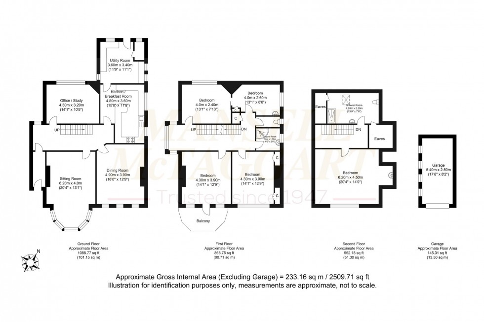 Floorplan for Southview Road, Crowborough, TN6