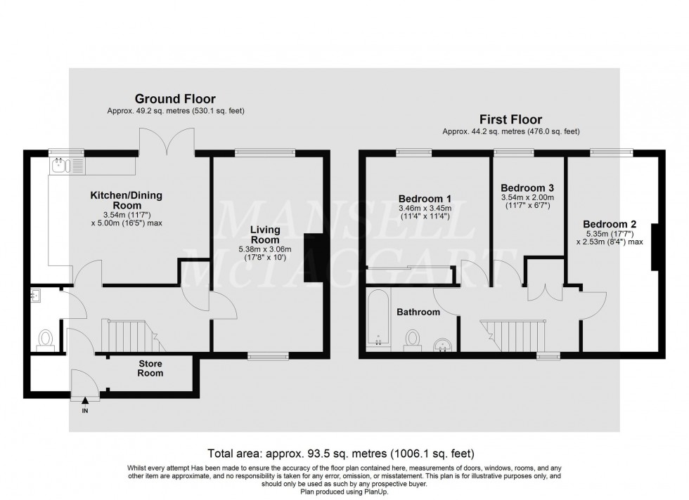 Floorplan for Allcot Close, Crawley, RH11