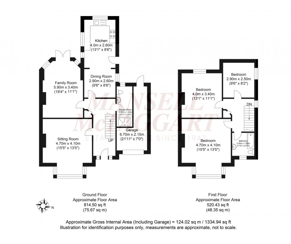 Floorplan for North Parade, Horsham, RH12