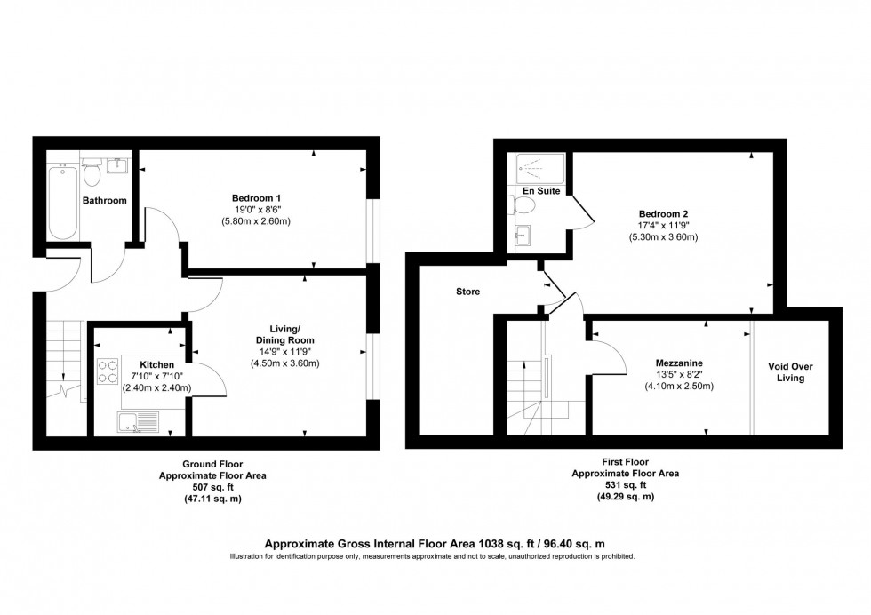 Floorplan for Bolnore Road, Fleur De Lis, RH16