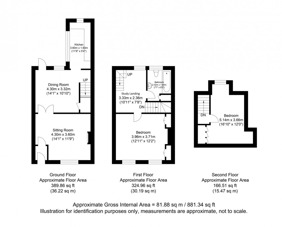 Floorplan for High Street, Lewes, BN7