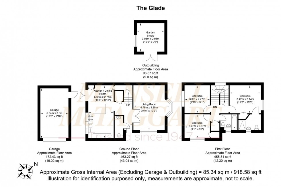 Floorplan for The Glade, Storrington, RH20