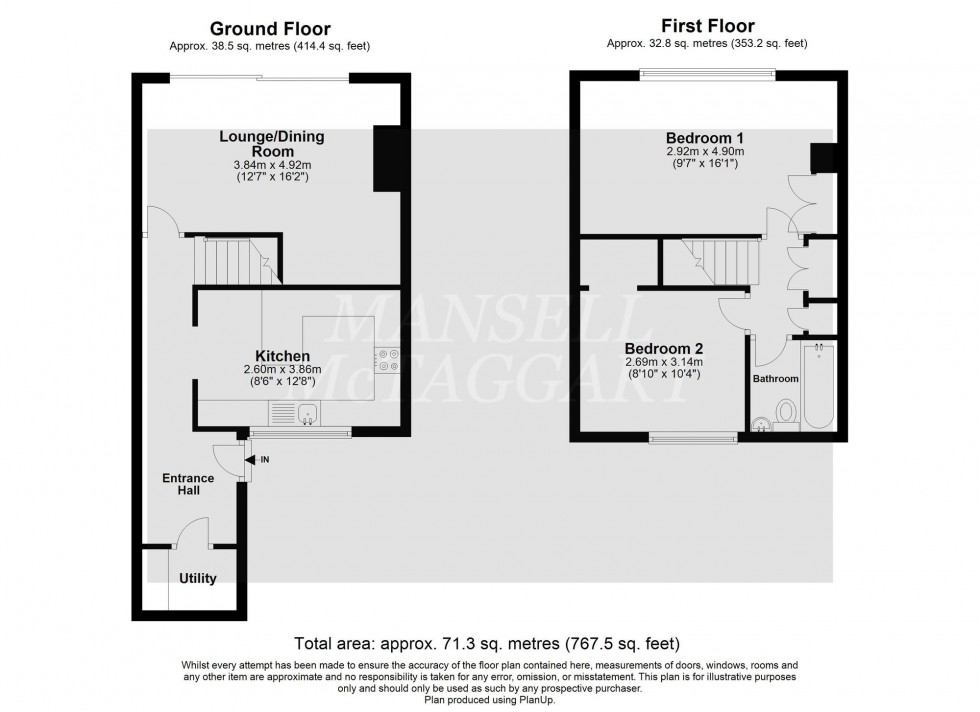 Floorplan for Cedar Drive, Edenbridge, TN8