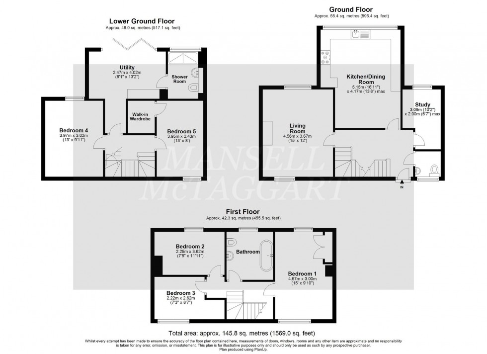 Floorplan for The Close, East Grinstead, RH19