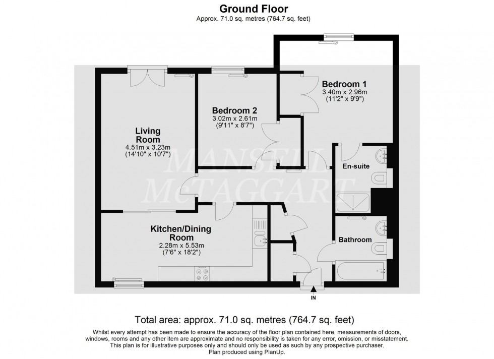 Floorplan for Barn Close, Crawley, RH10