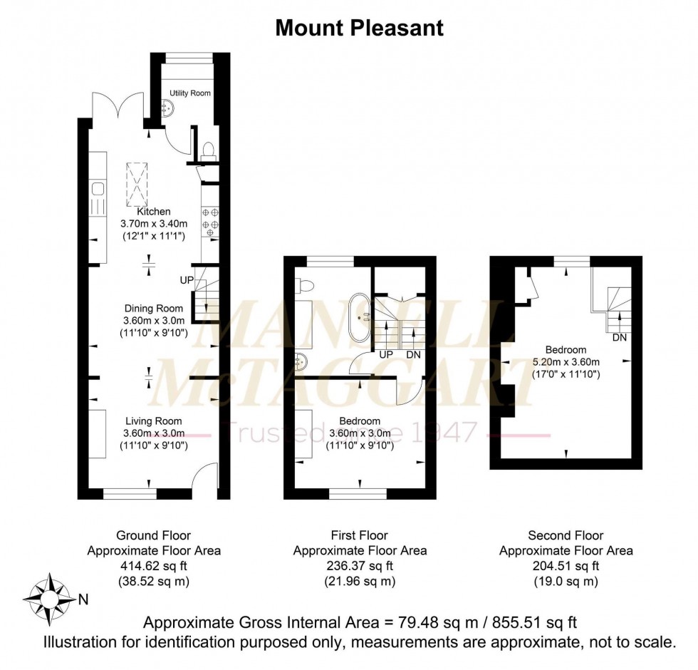 Floorplan for Mount Pleasant, Uckfield, TN22