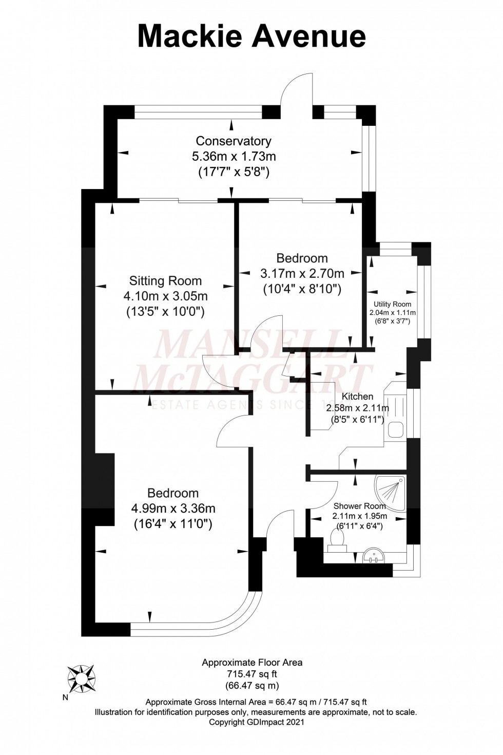 Floorplan for Mackie Avenue, Brighton, BN1