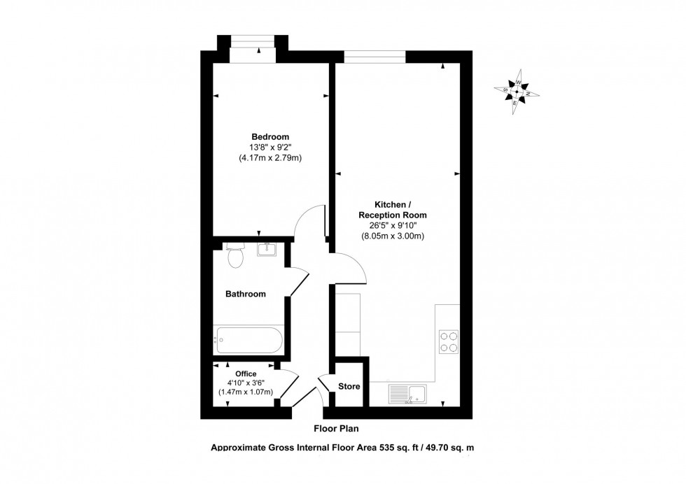 Floorplan for Sussex Road, Sussex Gate Sussex Road, RH16