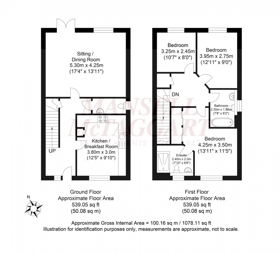 Floorplan for Edwards Close, Broadbridge Heath, RH12