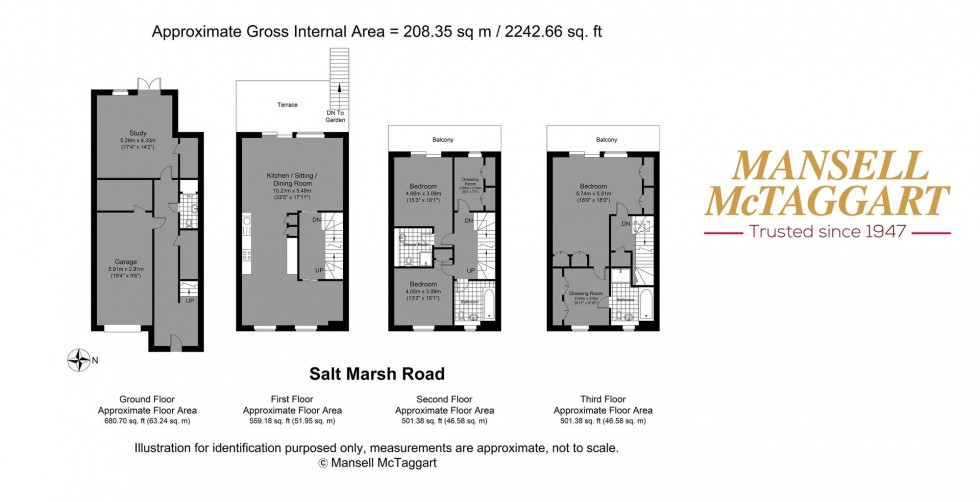 Floorplan for Salt Marsh Road, Shoreham-By-Sea, BN43