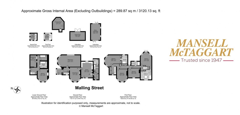 Floorplan for Malling Street, Lewes, BN7