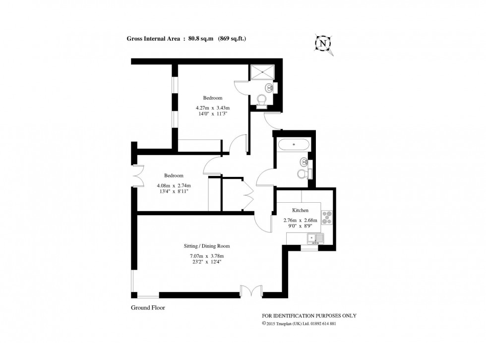 Floorplan for London Road, East Grinstead, RH19