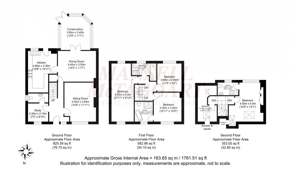 Floorplan for Northease Drive, Hove, BN3