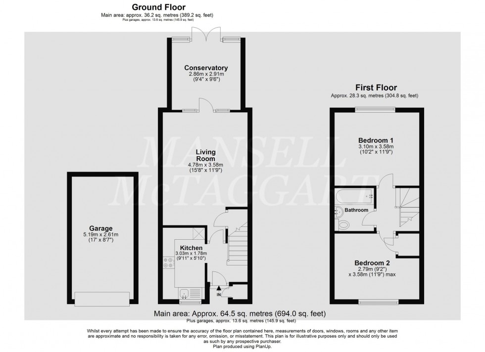 Floorplan for Jenny Lane, Lingfield, RH7