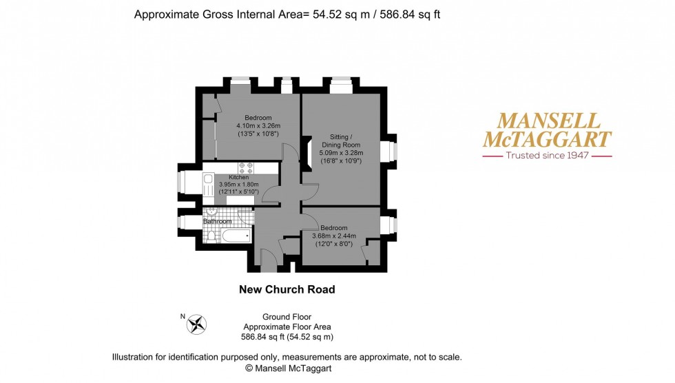 Floorplan for New Church Road, Hove, BN3