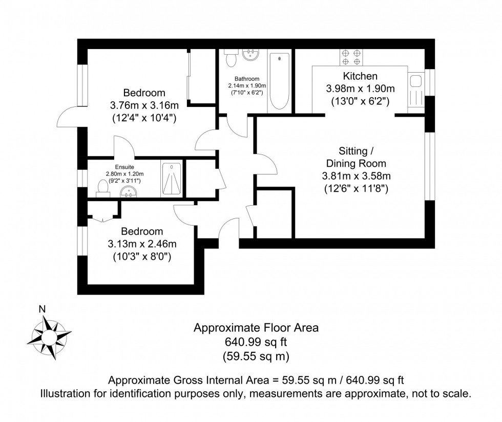 Floorplan for Danforth Way, Ringmer, BN8