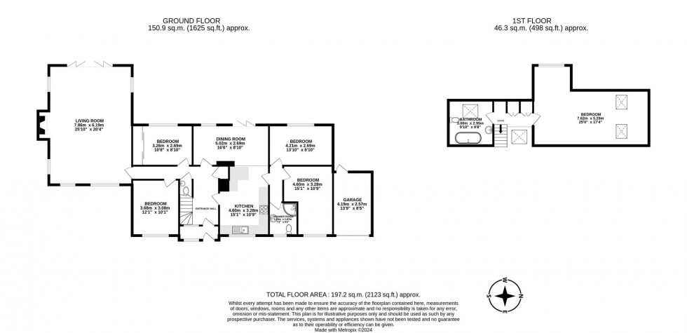 Floorplan for Woodlands Close, Crawley Down, RH10