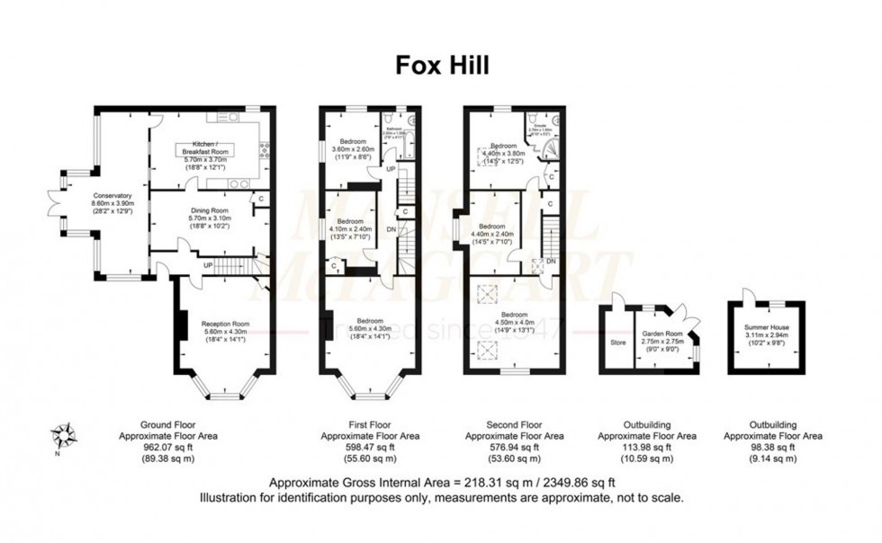 Floorplan for Fox Hill, Petworth, GU28