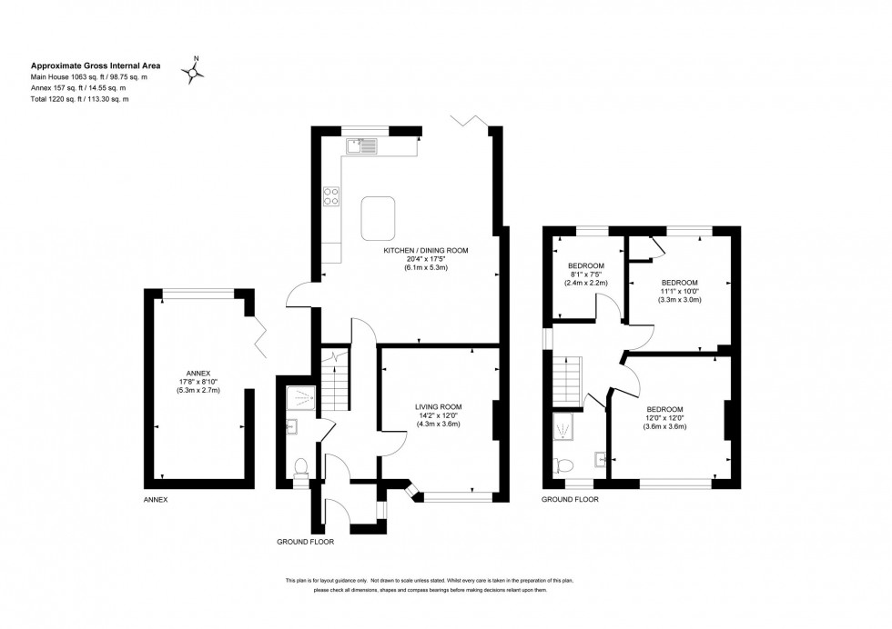 Floorplan for College Road, Haywards Heath, RH16