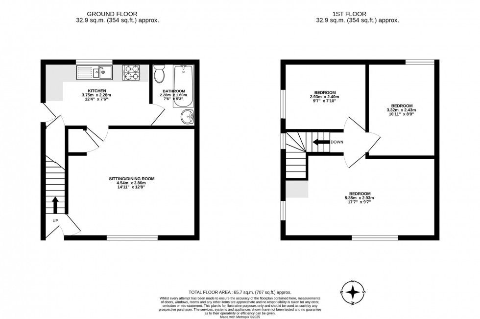 Floorplan for Post Horn Lane, Forest Row, RH18