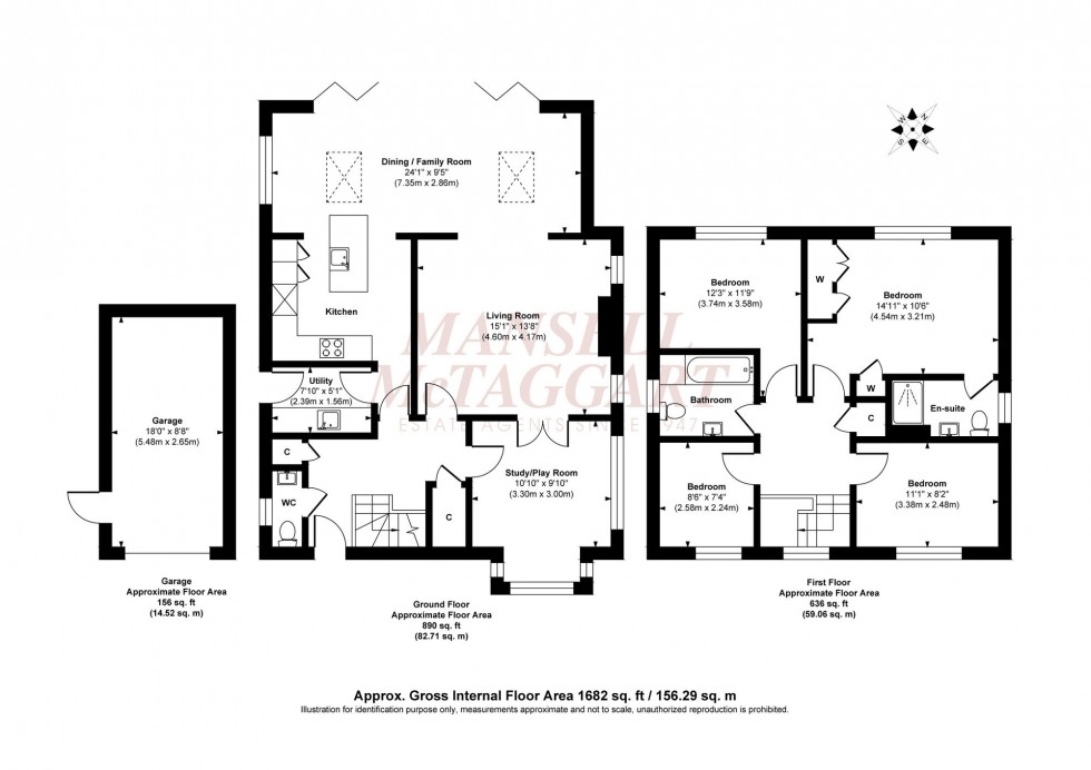 Floorplan for Sycamore Drive, Burgess Hill, RH15