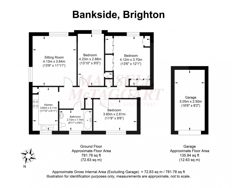 Floorplan for Bankside, Brighton, BN1