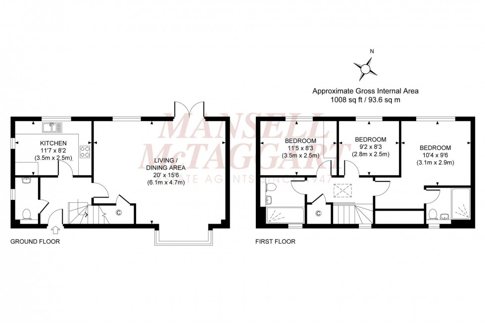 Floorplan for Ryeland Road, Burgess Hill, RH15