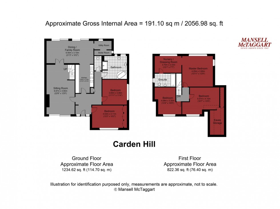 Floorplan for Carden Hill, Brighton, BN1