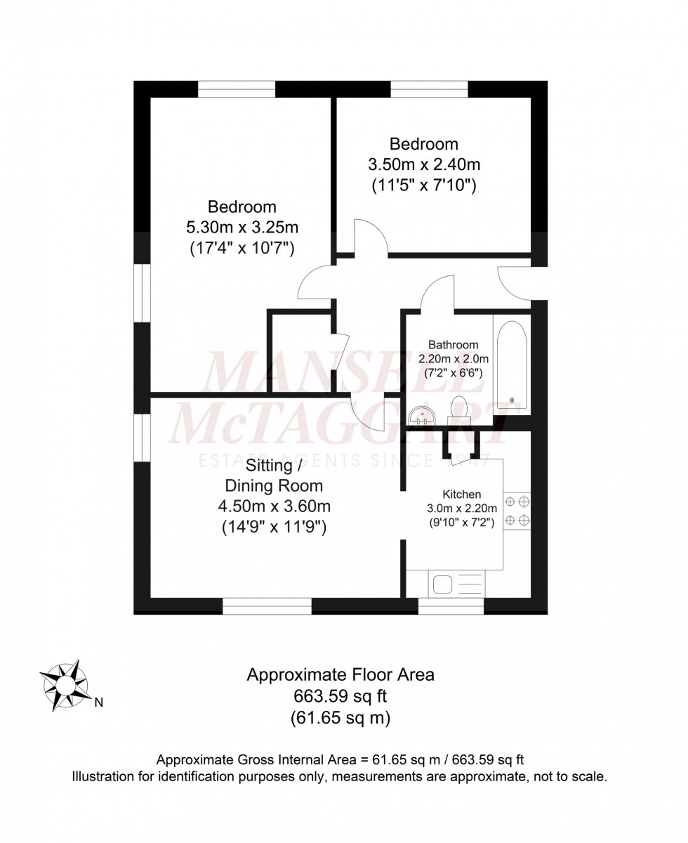 Floorplan for Low Weald Lane, Broadbridge Heath, RH12